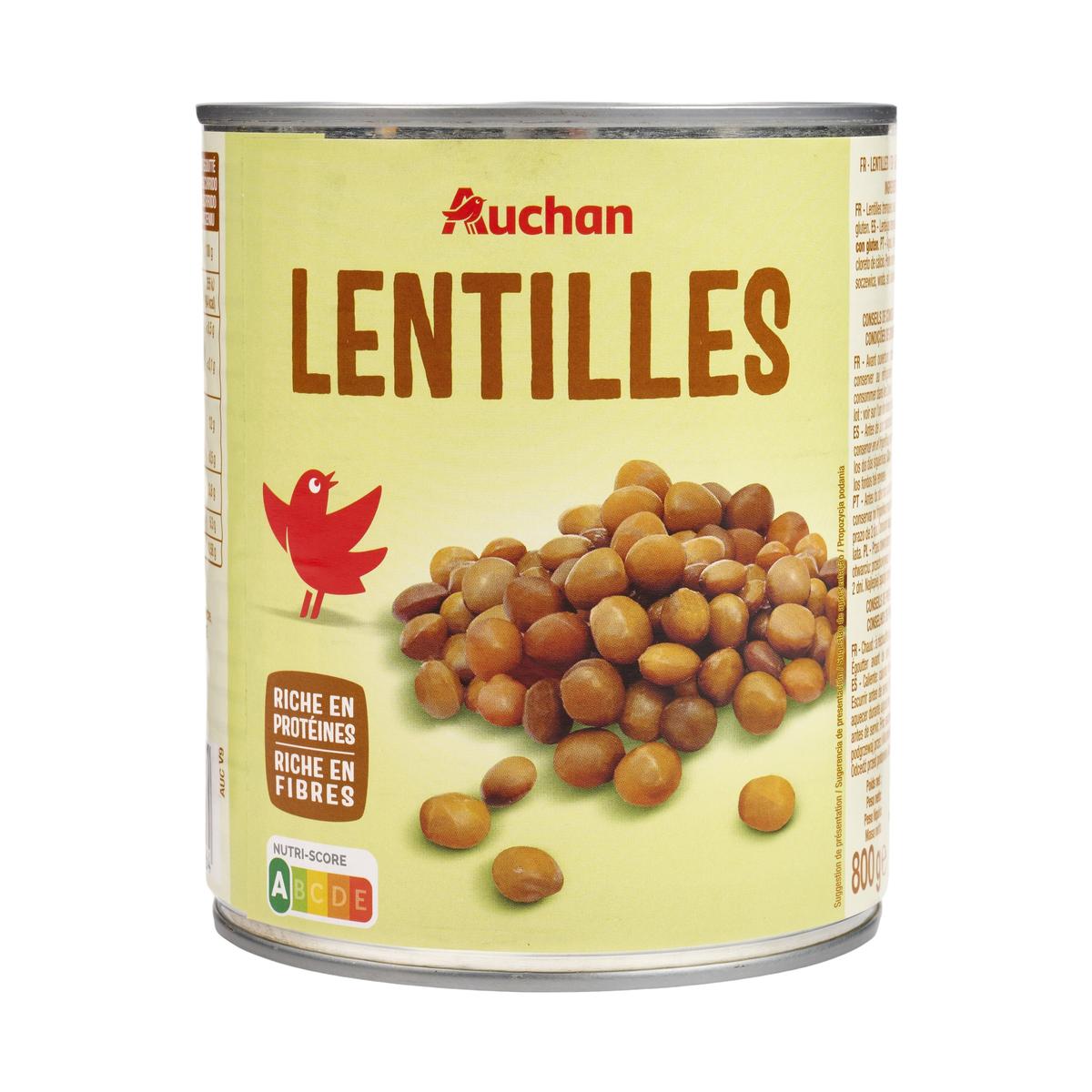 3254560034624 - Auchan - Lentilles préparées
