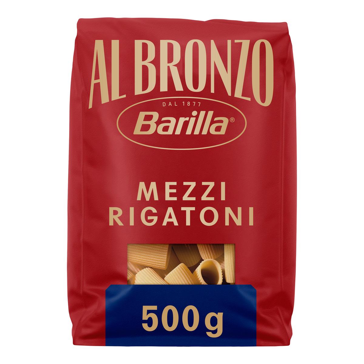 8076809585224 - Barilla Al Bronzo - Pâtes Mezzi Rigatoni Premium