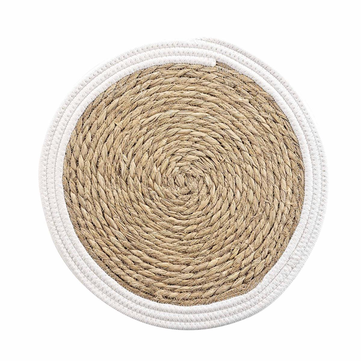 3574387905724 - Douceur D Interieur - Set de table Simba blanc