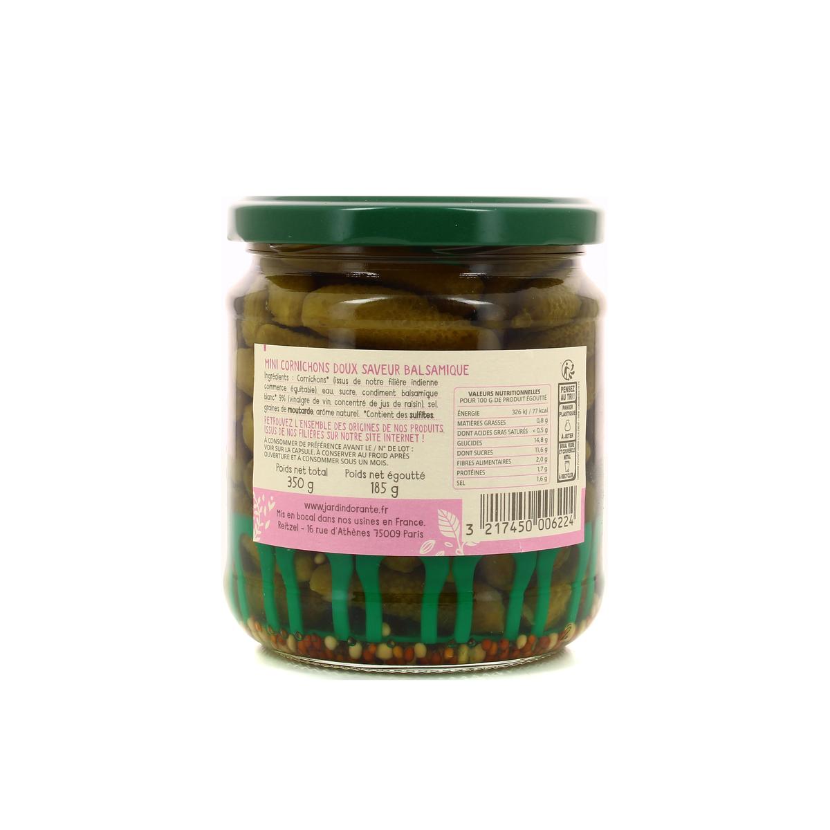 3217450006224 - Le Jardin D Orante - Mini Cornichons Balsamique 