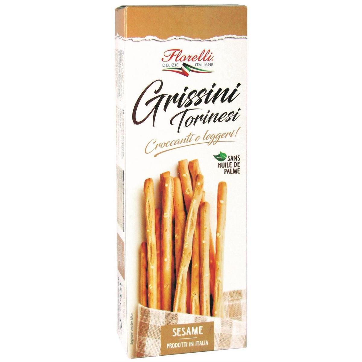 3760077537324 - Florelli - Gressins au Sésame - Grissini Torinesi