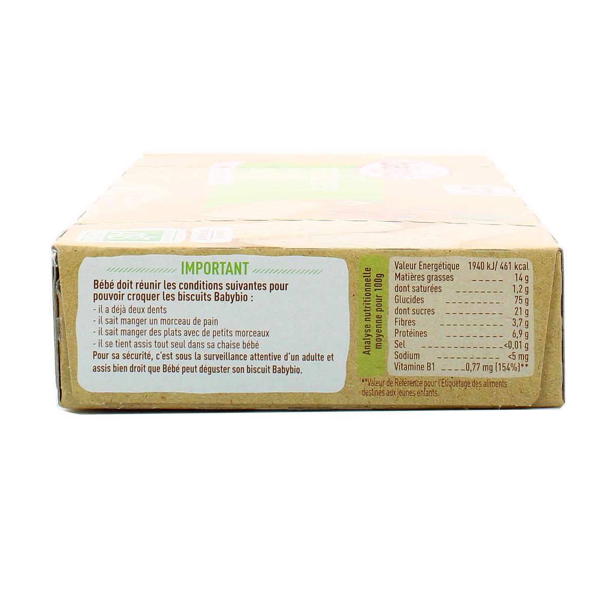 3288131500225 - Babybio - Petits Biscuits à la Noisette Bio Bébé Dès 12 mois