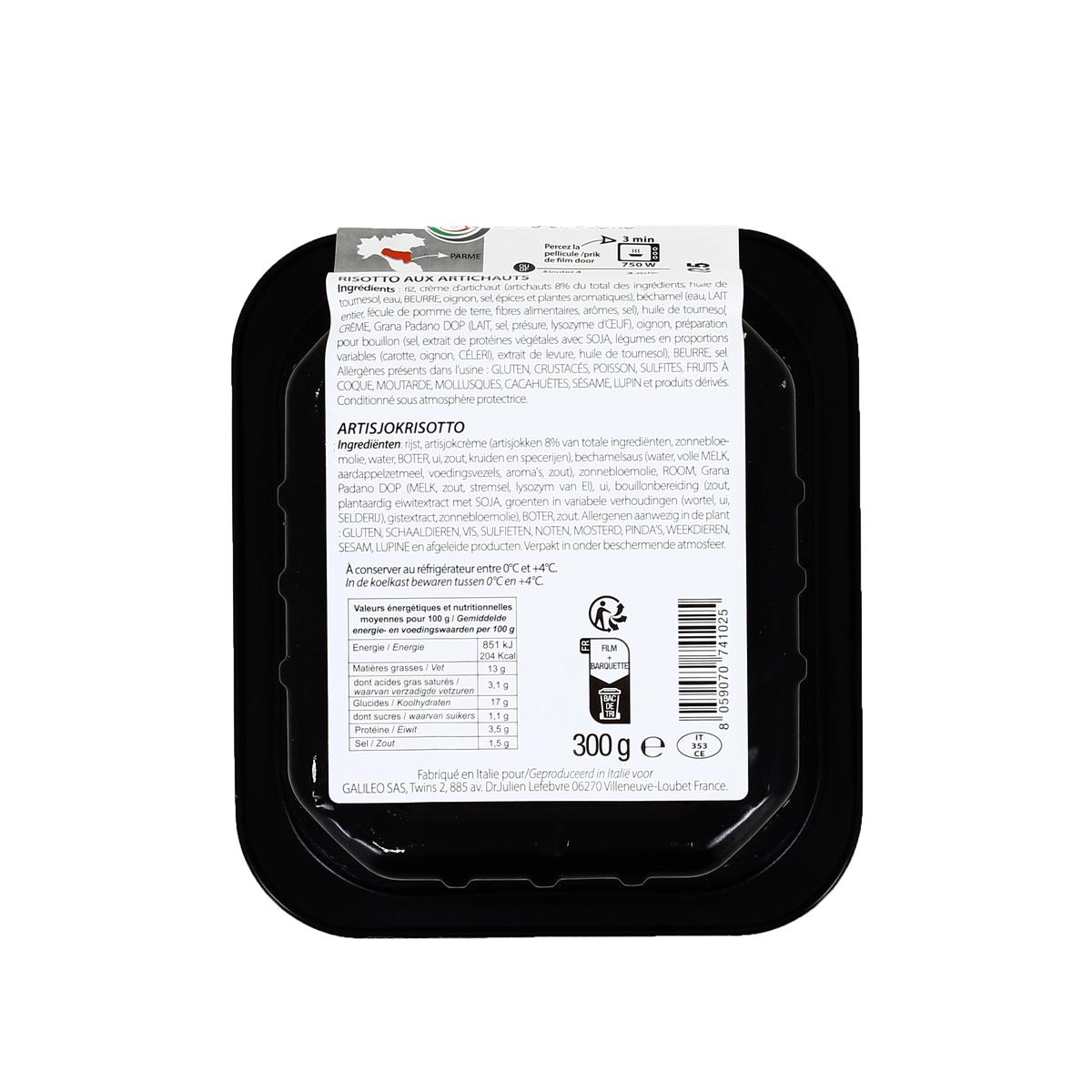8059070741025 - Galileo - L'Italie des Saveurs - Risotto aux Artichauts