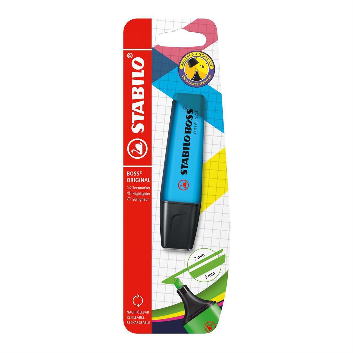 4006381101325 - Stabilo - Surligneur Boss original bleu