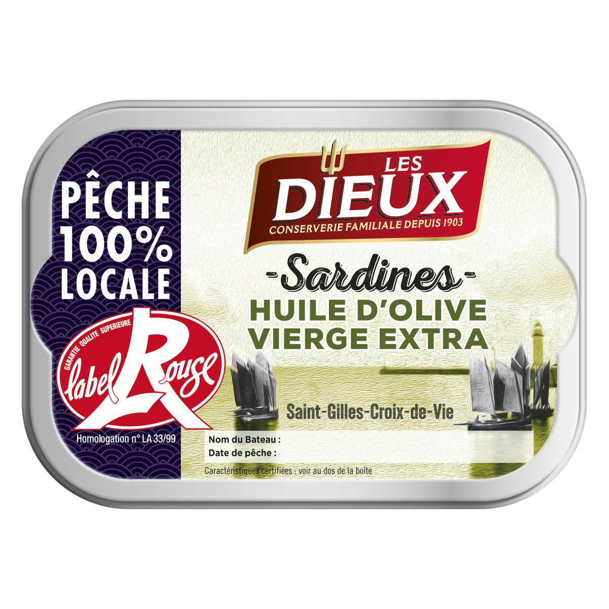 3188720001525 - Trésor des Dieux - Sardines à l'Huile d'Olive Vierge Extra Label Rouge