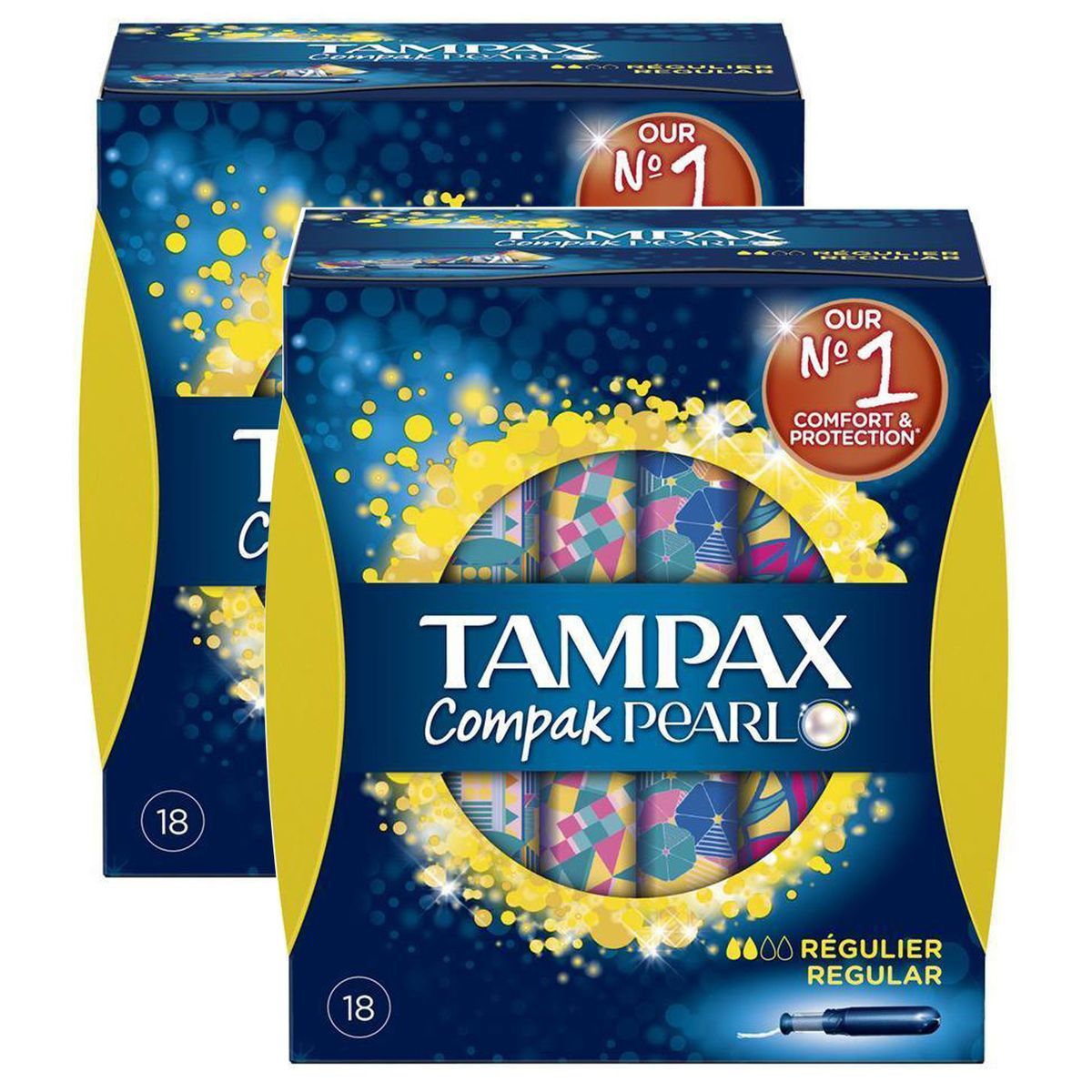 Promotion Tampax Tampons hygiéniques avec applicateur flux regulier