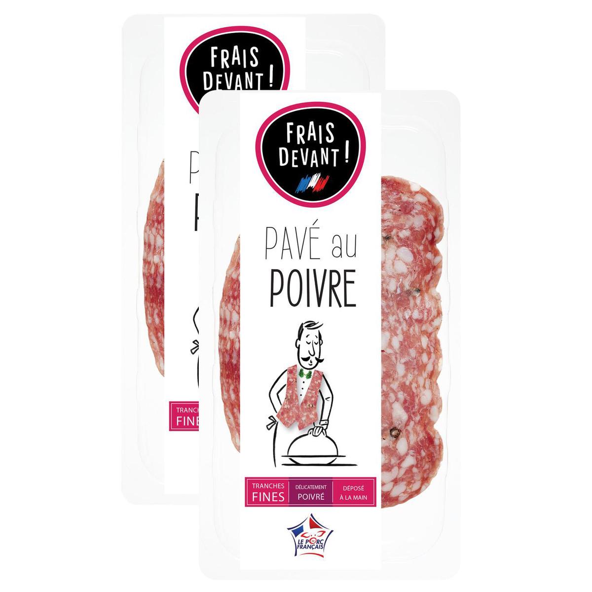 2050000392825 - Frais Devant - Pavé au Poivre, Saucisson de Porc