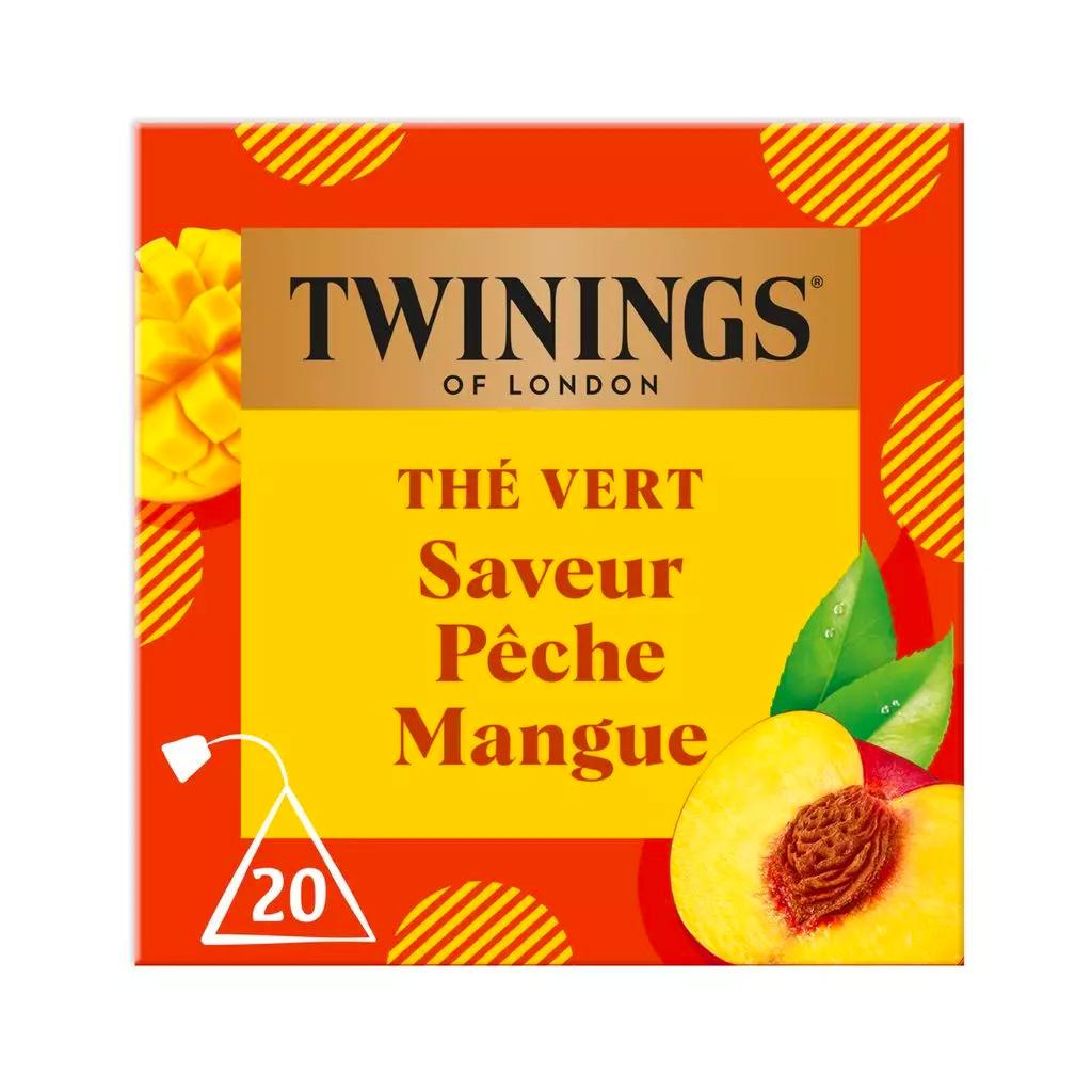 5055953903125 - Twinings - Thé vert saveur Pêche Mangue