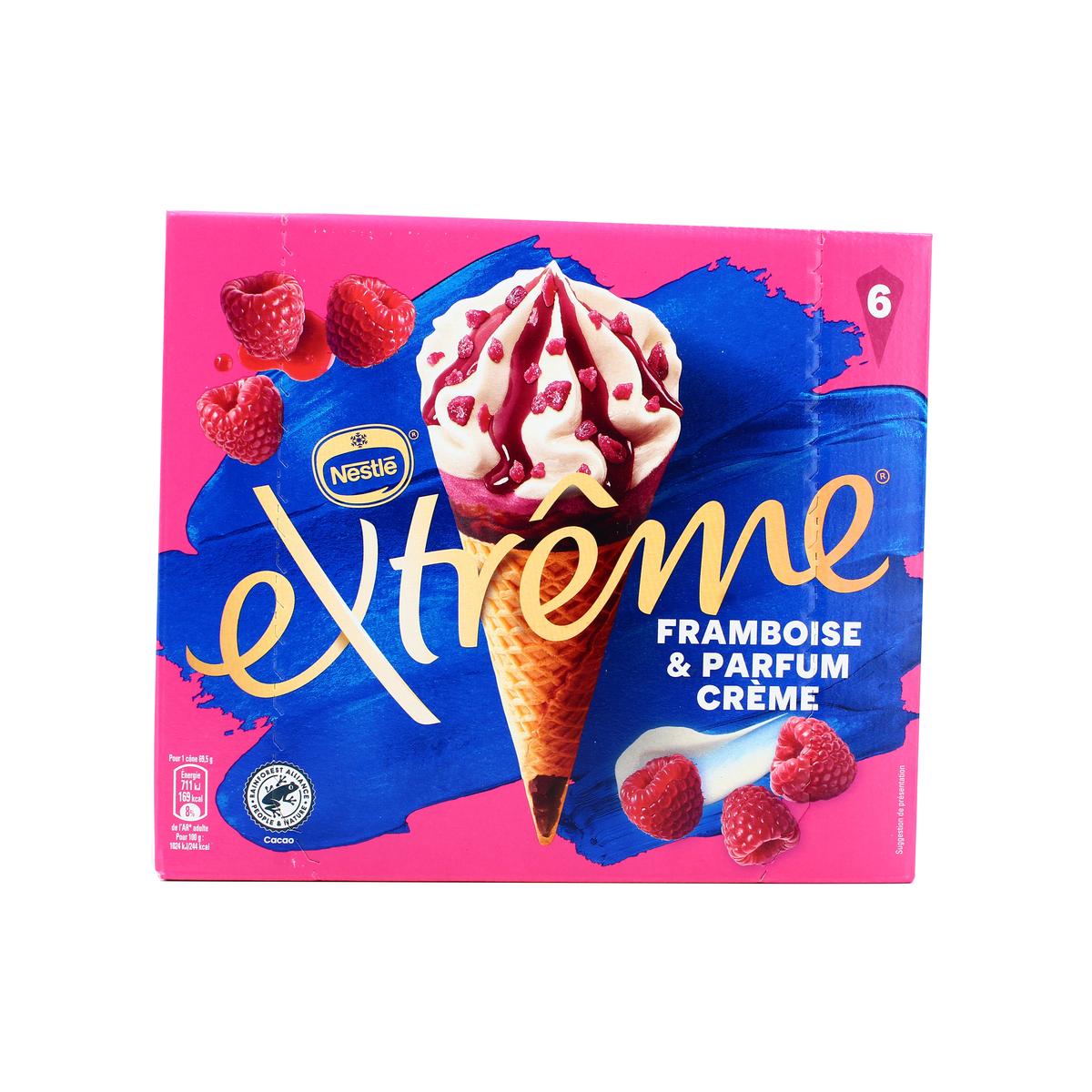 3274664243425 - Extrême - Cônes Framboise et Crème