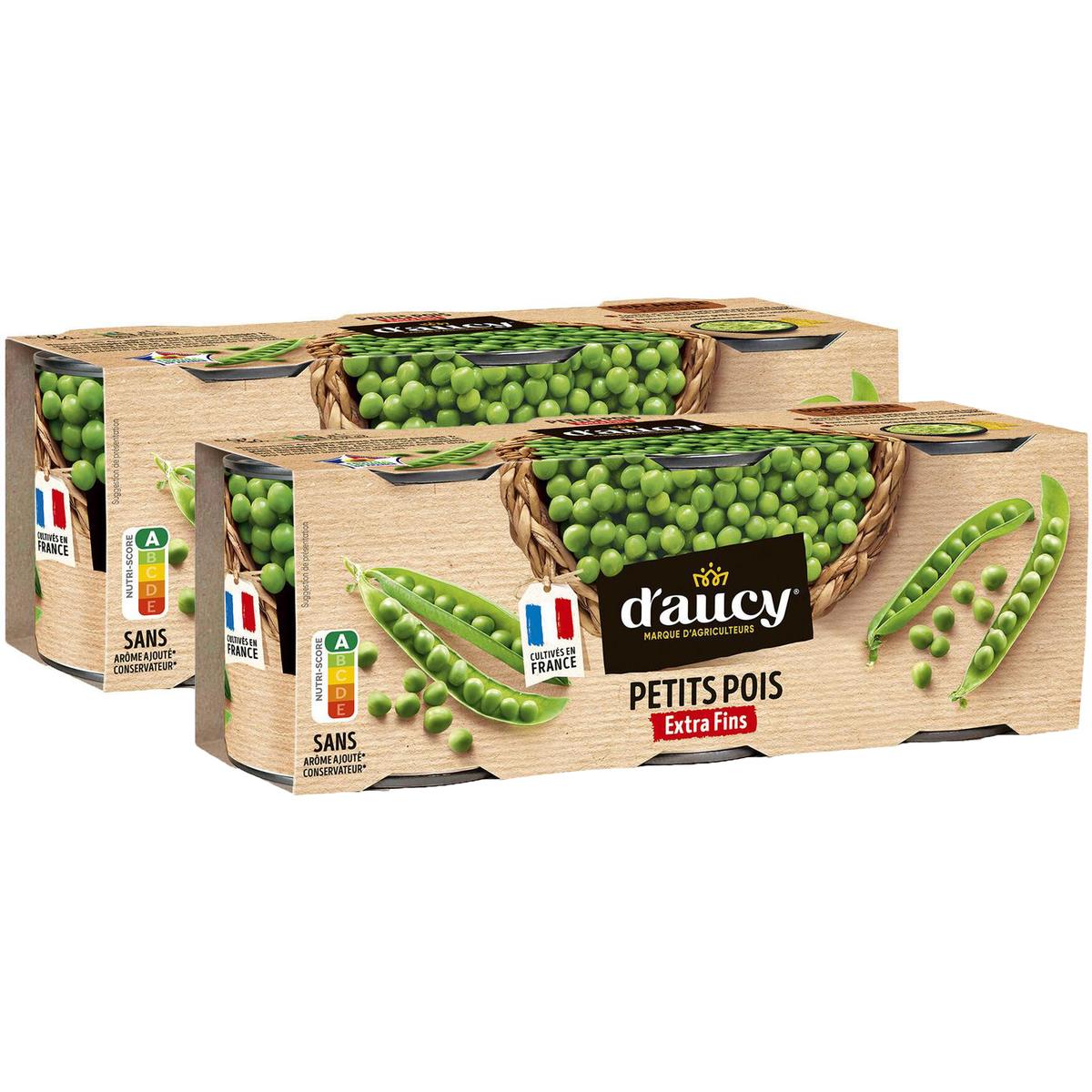 2050000393525 - D'aucy - Petits pois extra fins