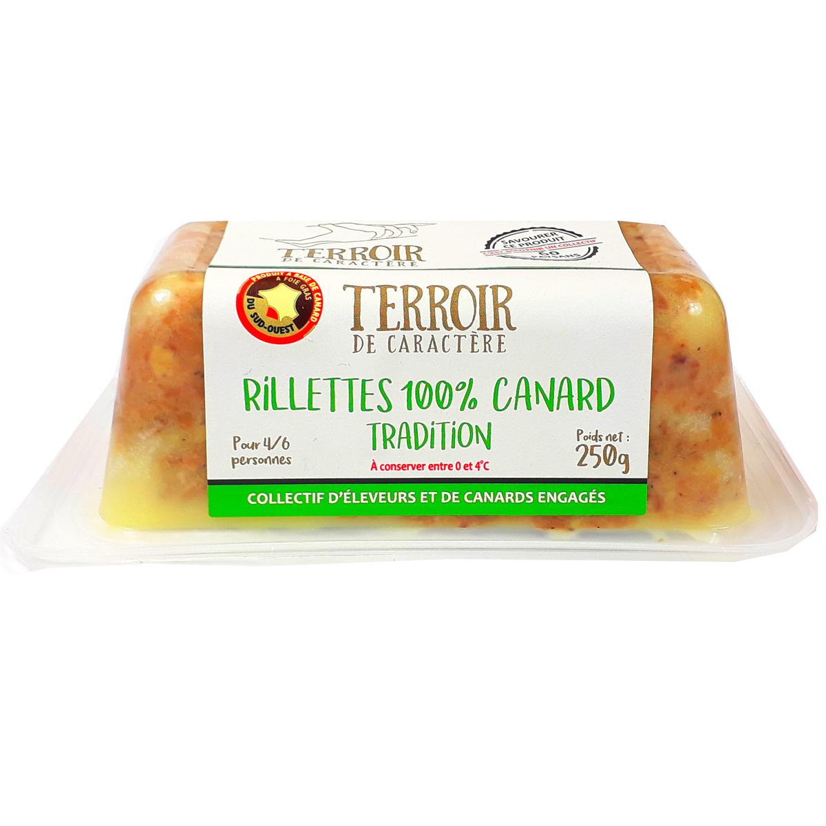 3356650004125 - Terroir de Caractère - Rillettes Pur Canard de Tradition