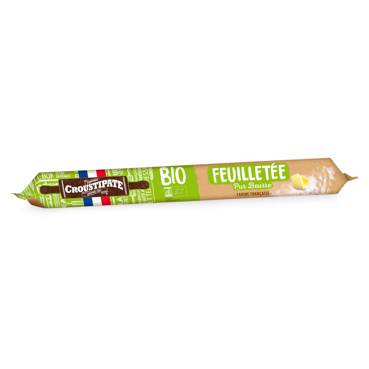 3392590204225 - Croustipate - Pâte Feuilletée Bio au Beurre