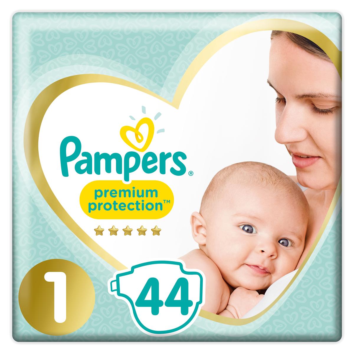 Acheter Pampers Premium Protection Couches T1 2 5kg Format Geant