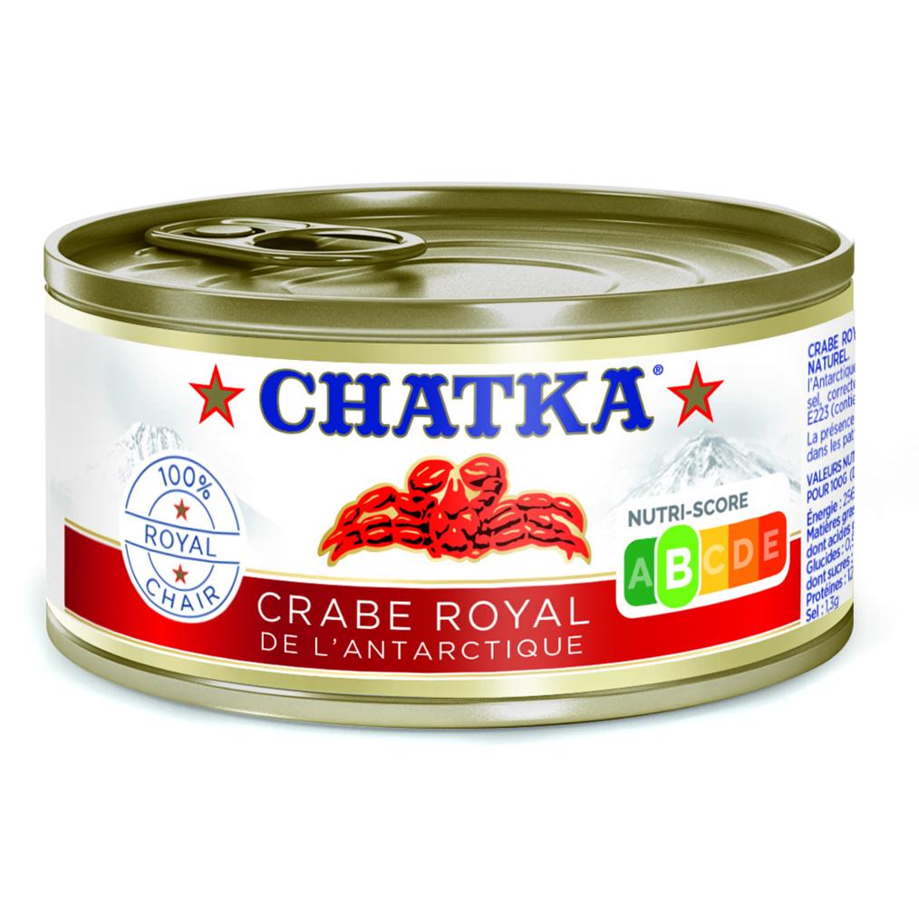 Livraison à domicile Chatka Crabe Royal 100% Chair Nature, 170g