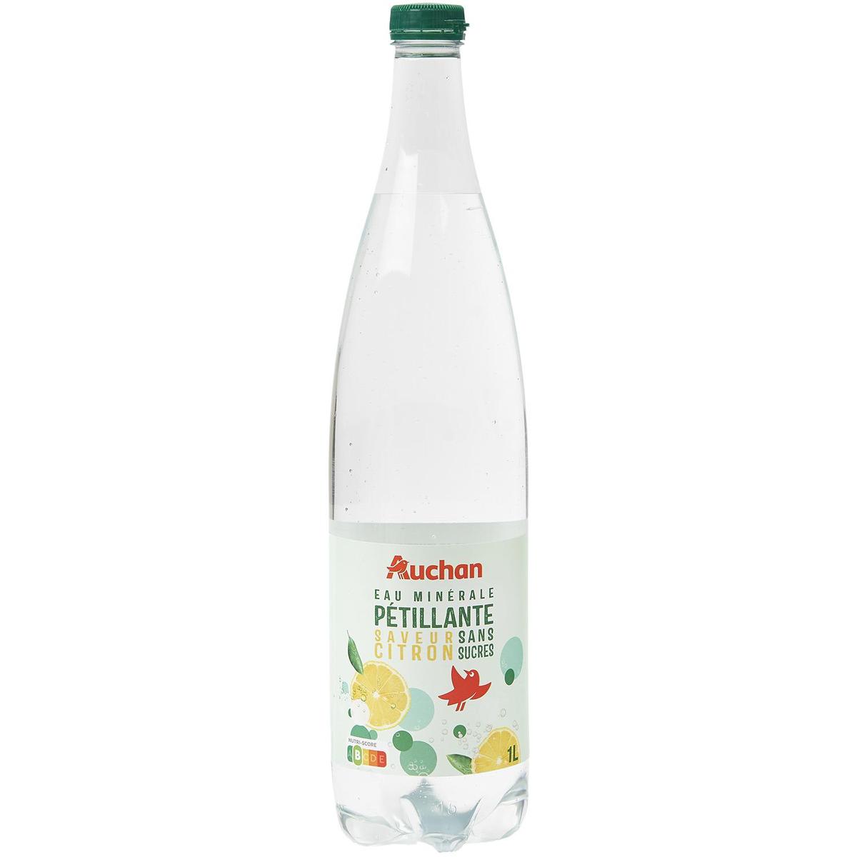 3596710437825 - Auchan - Eau minérale naturelle gazeuse au citron