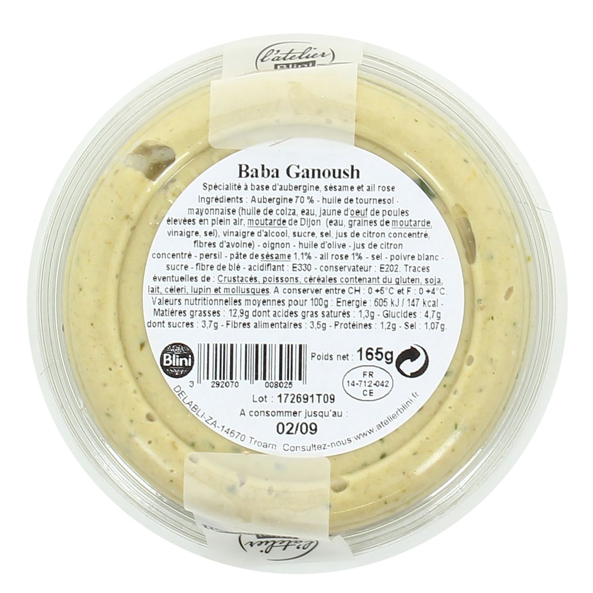 3292070008025 - Atelier Blini - Baba Ganoush