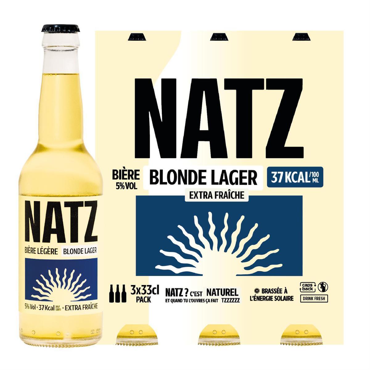 3770017198225 - NATZ - Bière blonde légère 5% Vol