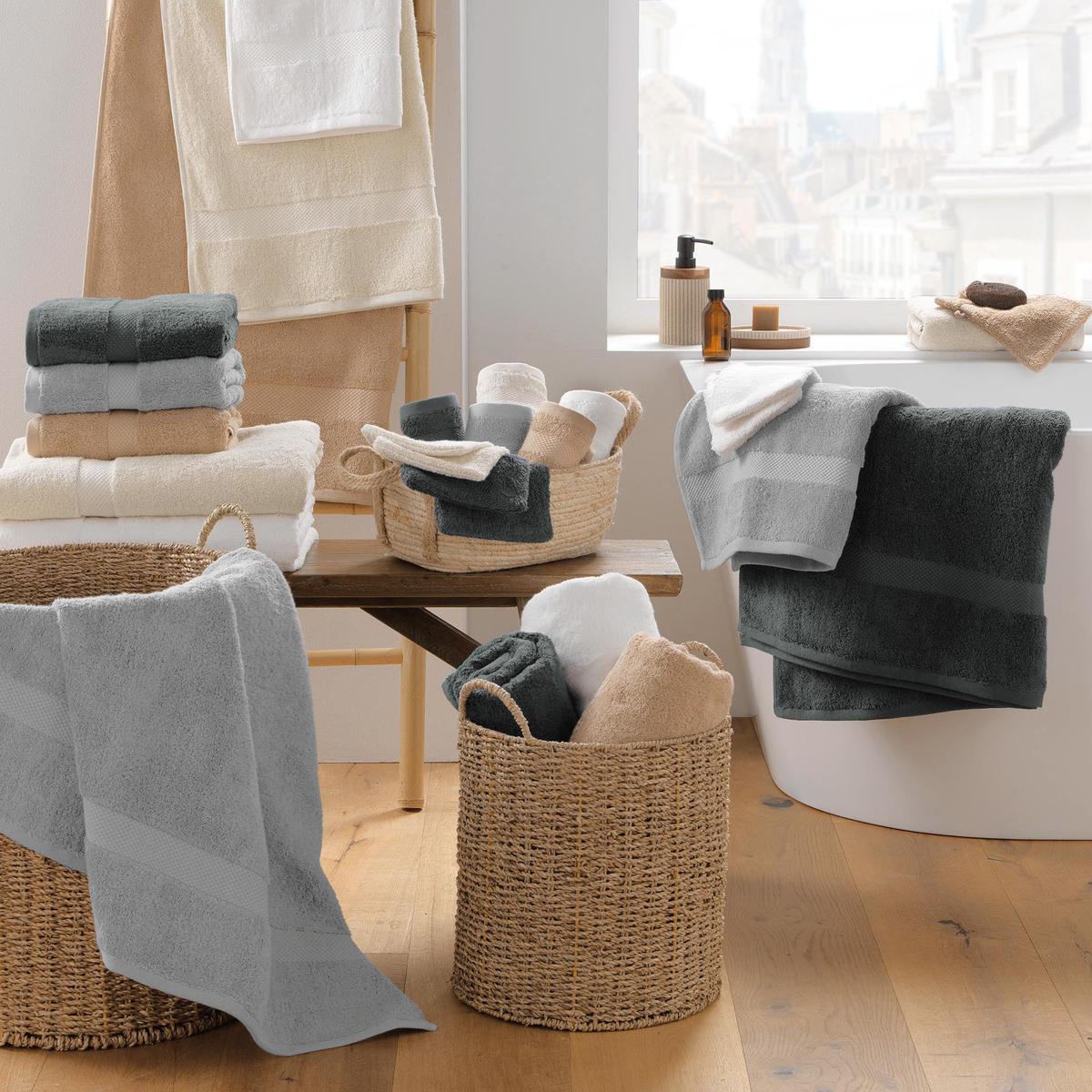 3574388020426 - Douceur D Interieur - Drap de douche éponge noisette