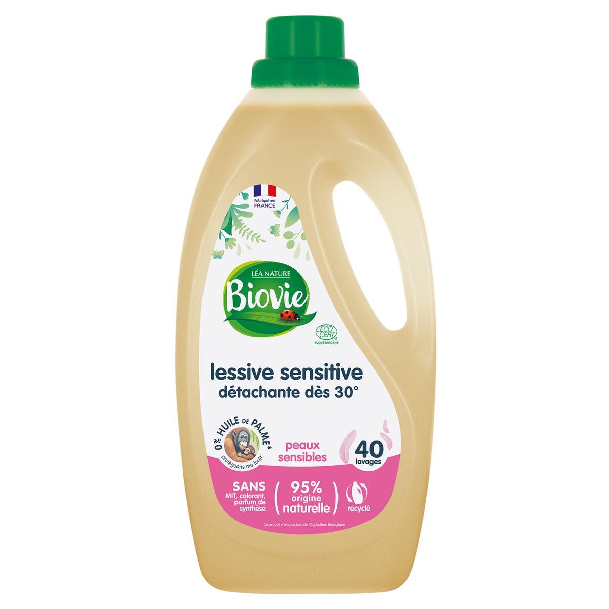 3517360020526 - Biovie - Lessive Liquide Concentrée pour Peaux Sensibles 40 lavages