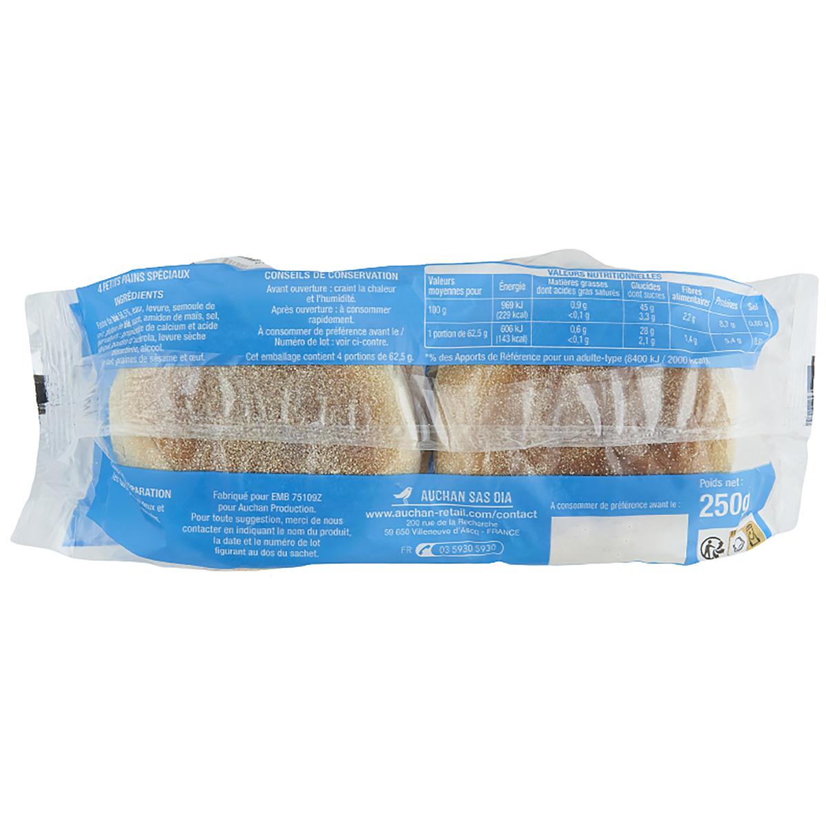 3596710530526 - Auchan - Muffins Nature