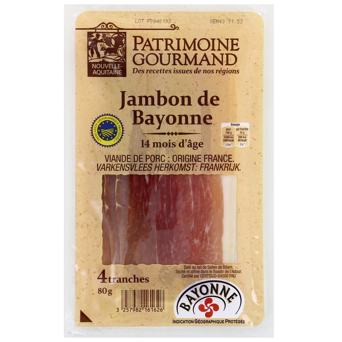 Jambon de Bayonne - Les Produits de Nouvelle-Aquitaine