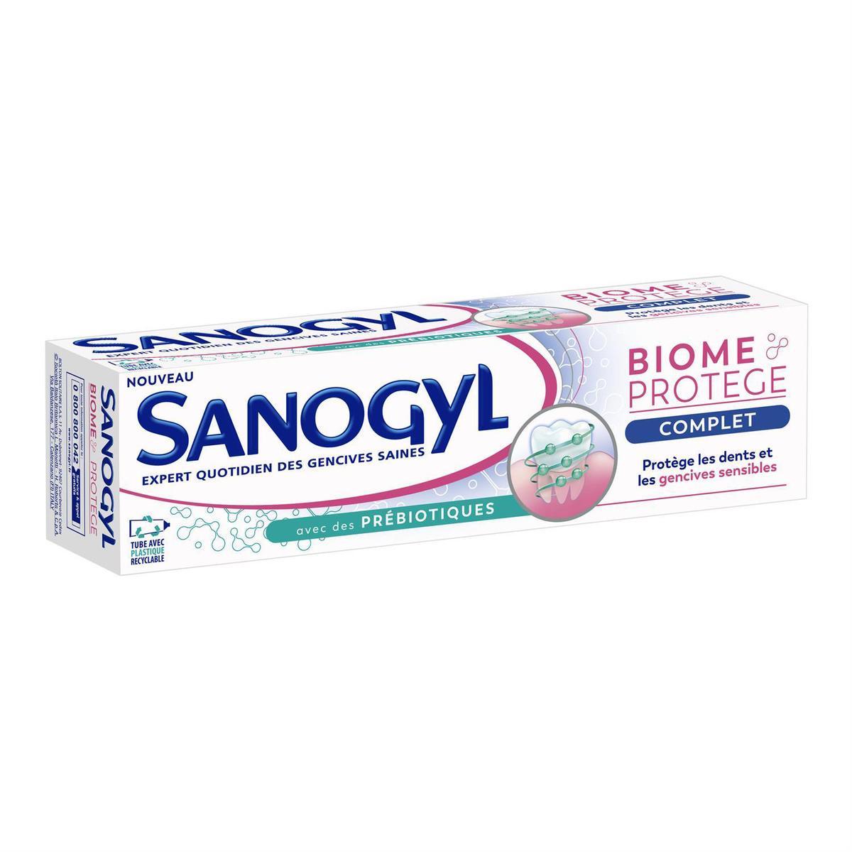 3346029402126 - Sanogyl - Dentifrice Gencives Biome Protège avec Prébiotiques
