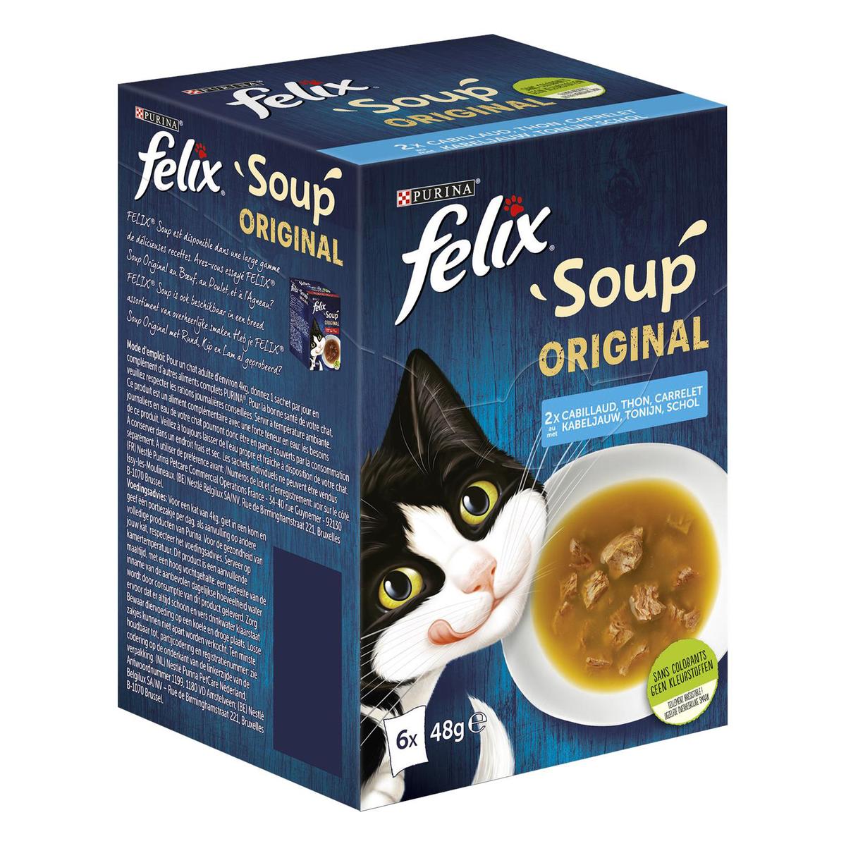 7613036632126 - Purina - Félix - Sachets Soupe Sélection Poisson pour chat