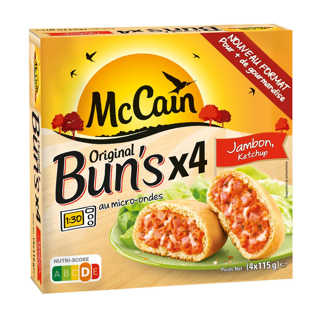 8710438124026 - McCain - Bun's jambon - ketchup