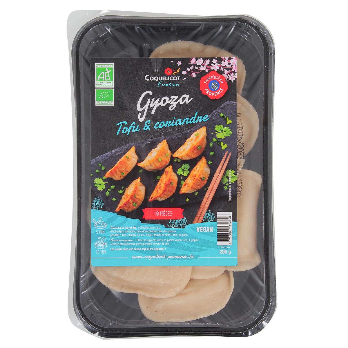 3760098454426 - Coquelicot Provence - Gyoza Tofu et Coriandre Bio