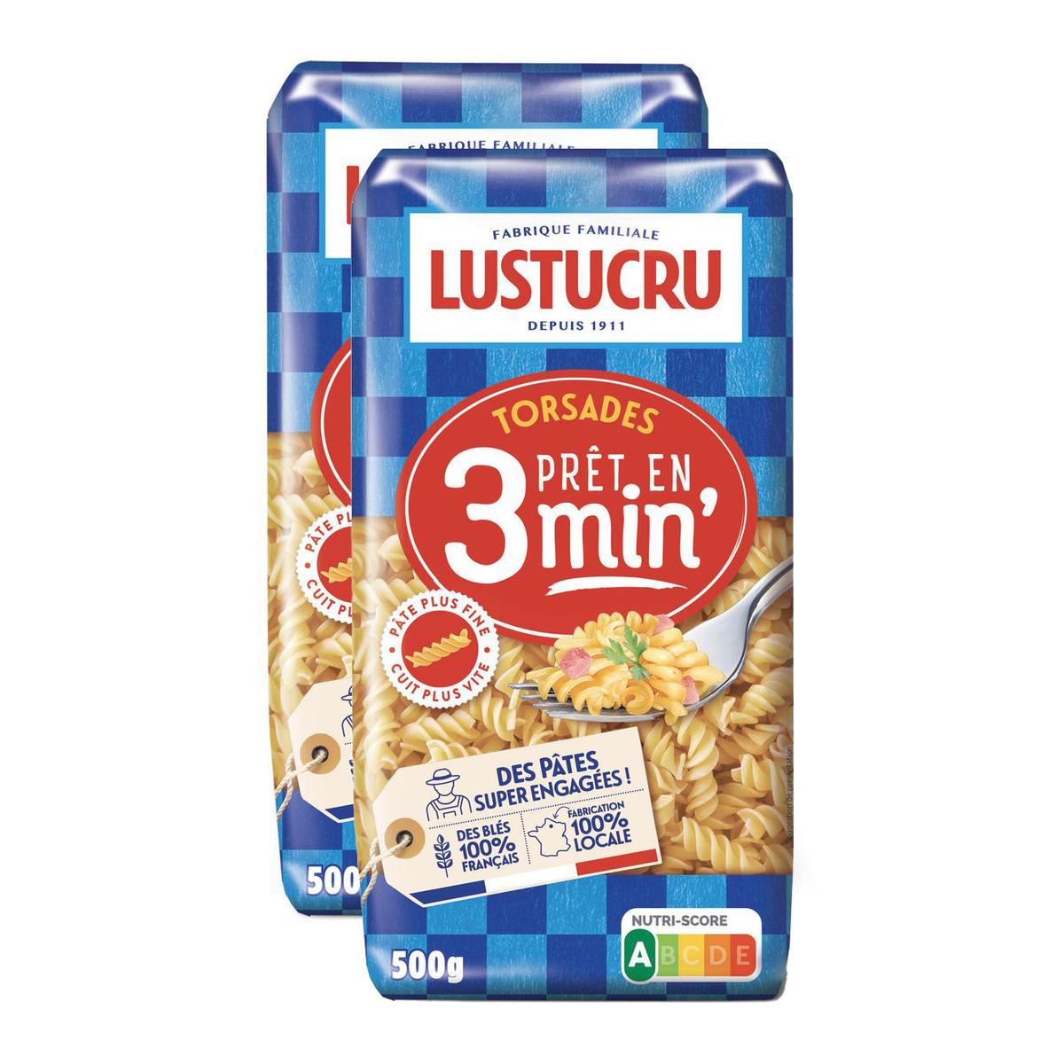 2050000115226 - Lustucru - Pâtes Torsettes Cuisson Rapide
