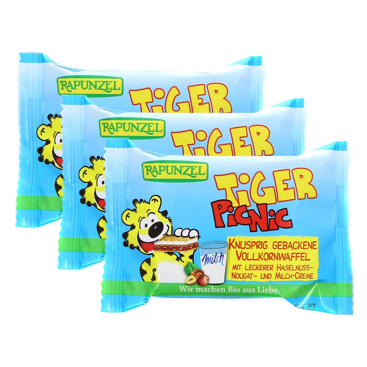 2050000346026 - Rapunzel - Gaufrette Tiger-snack au lait et aux noisettes