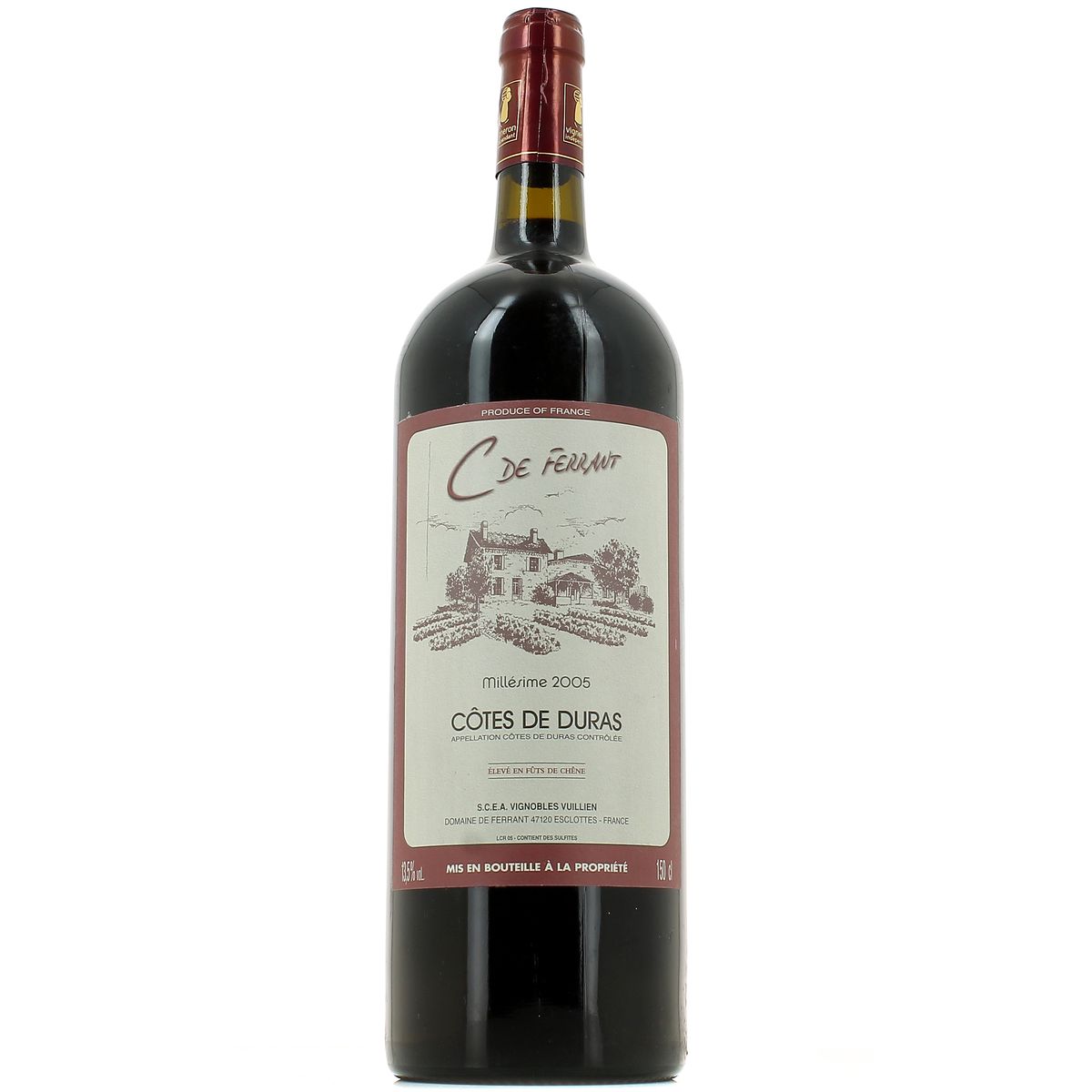 3701047800024 - Côtes De Duras Rouge - Domaine de Ferrant