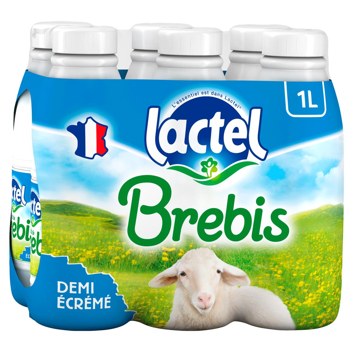 3428274160027 - Lactel - Lait brebis 1/2 écrémé