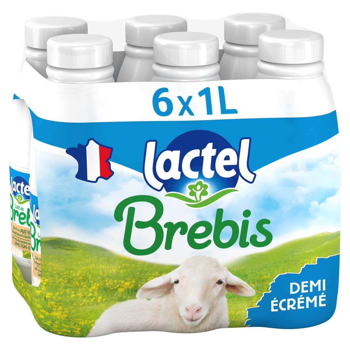 3428274160027 - Lactel - Lait brebis 1/2 écrémé