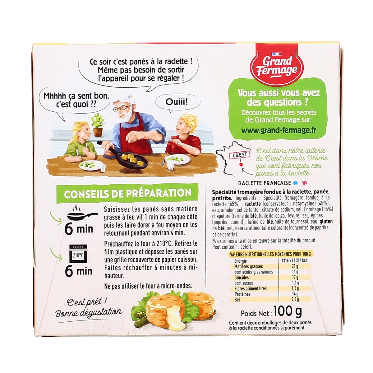 3523230060127 - Grand Fermage - Panés à la raclette
