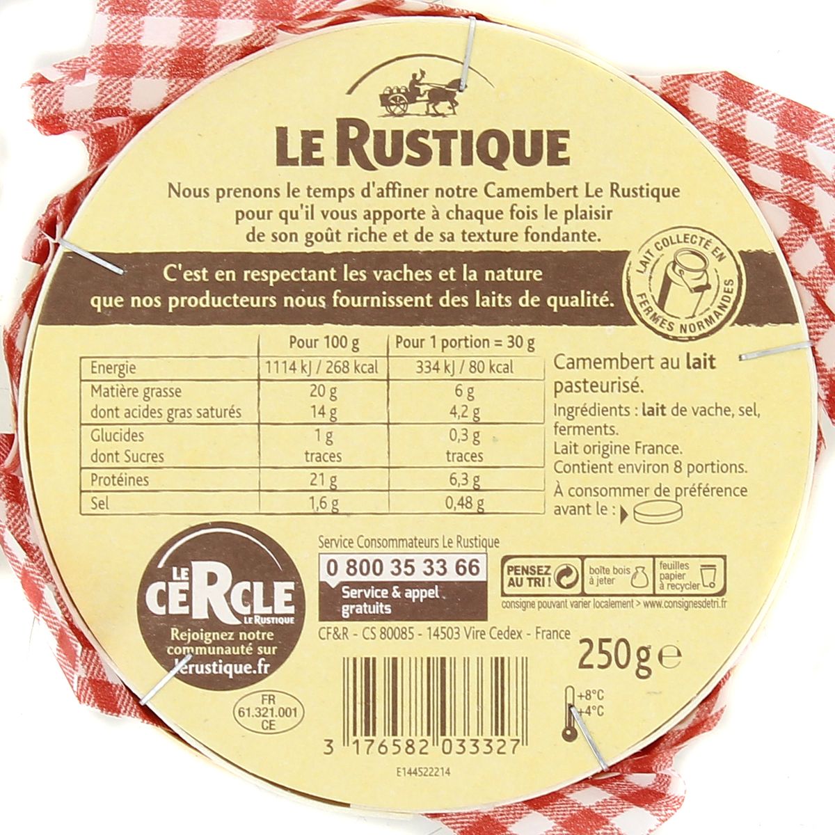 Le Camembert - Le Rustique : Le Rustique