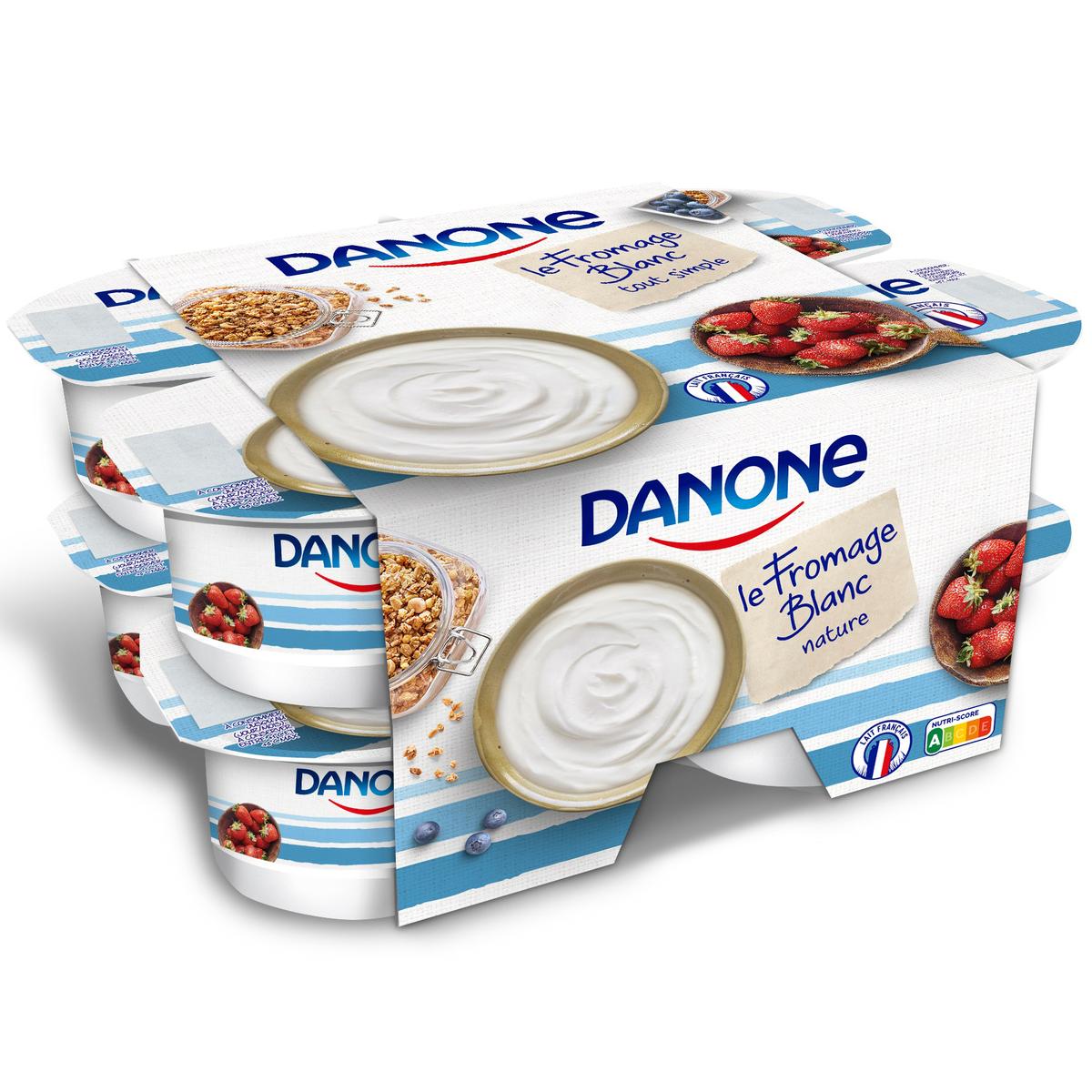 Livraison A Domicile Danone Fromage Blanc 3 De Mg 8x100g