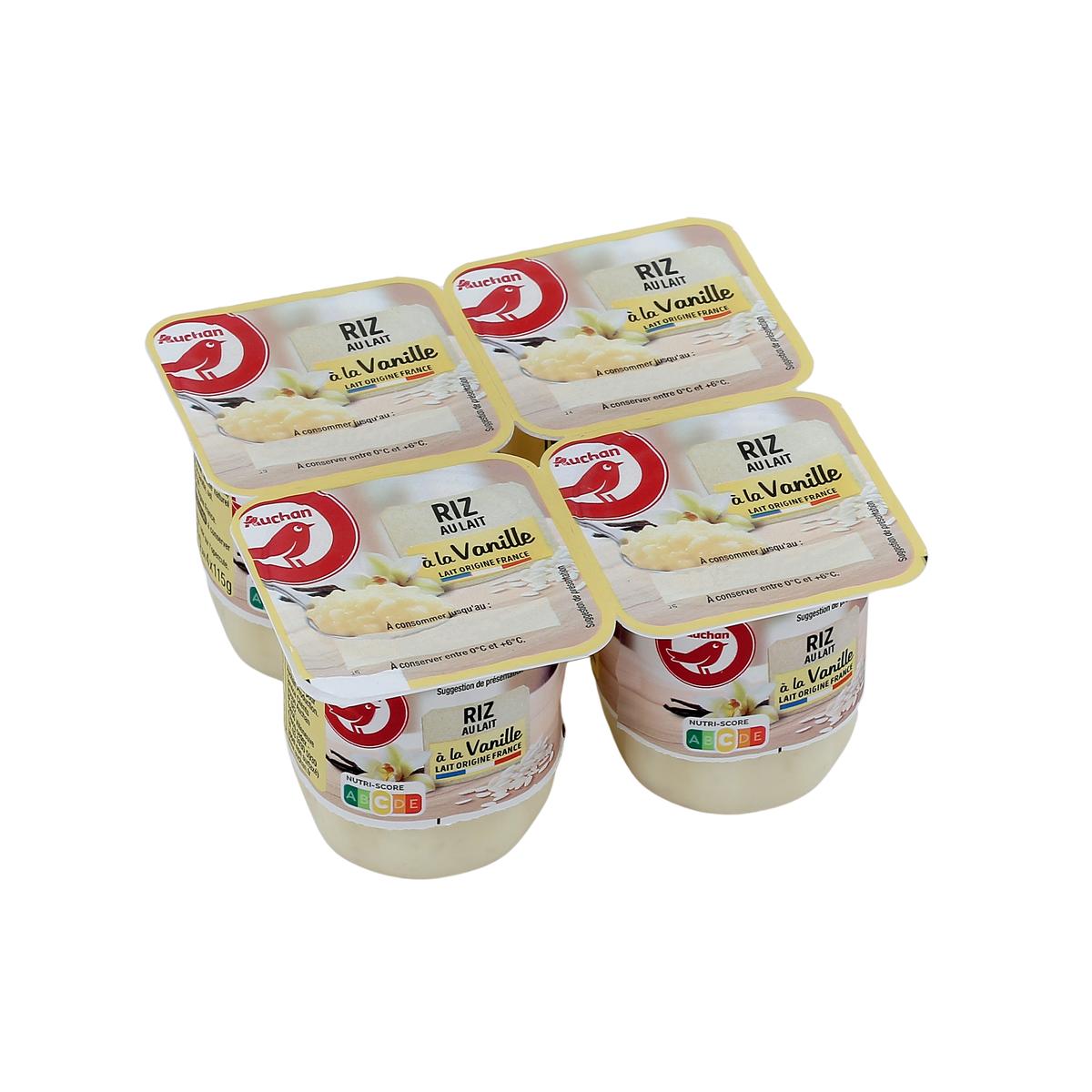 3596710474127 - Auchan - Riz au lait à la vanille