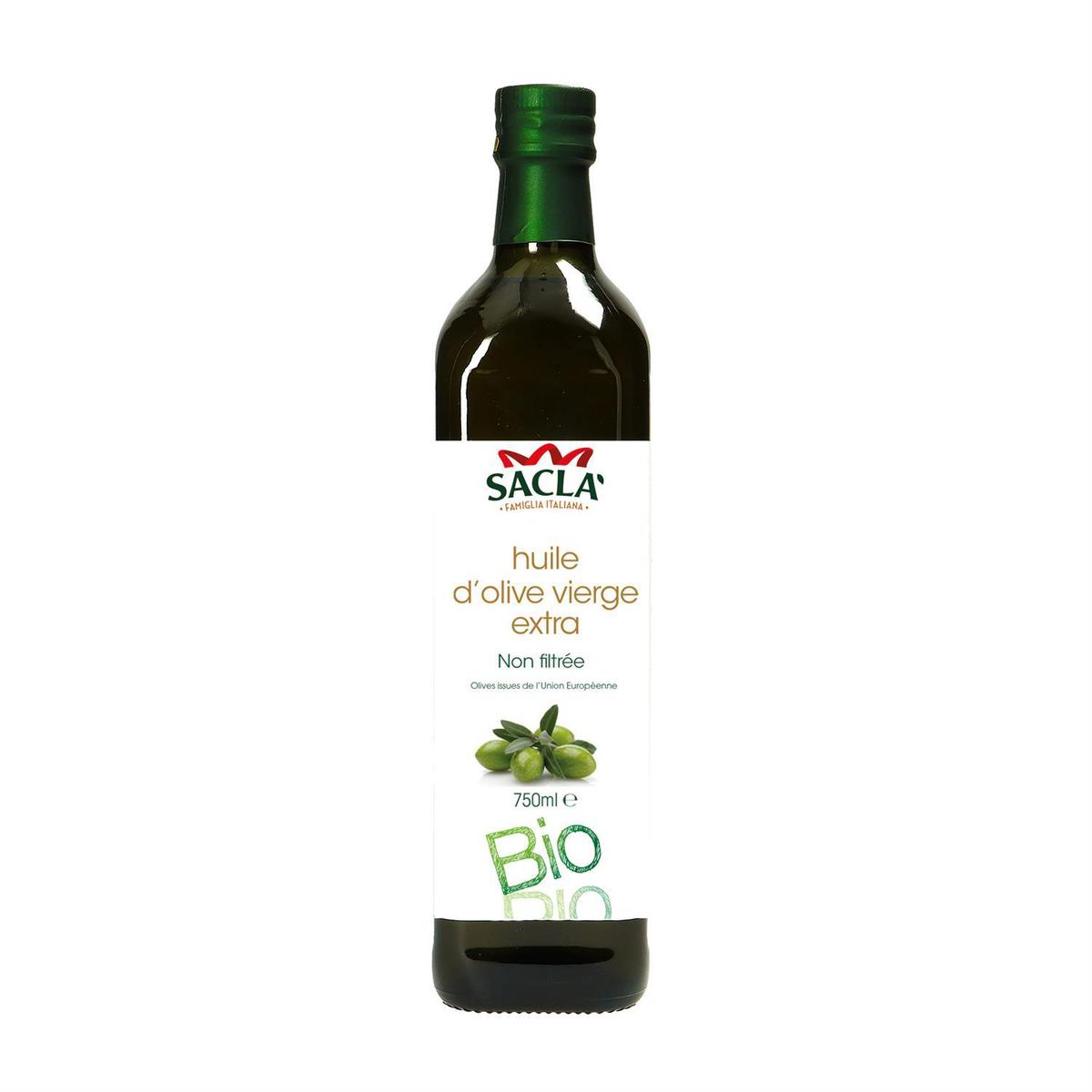8001060044227 - Sacla - Huile d'Olive Vierge Extra non Filtrée Bio
