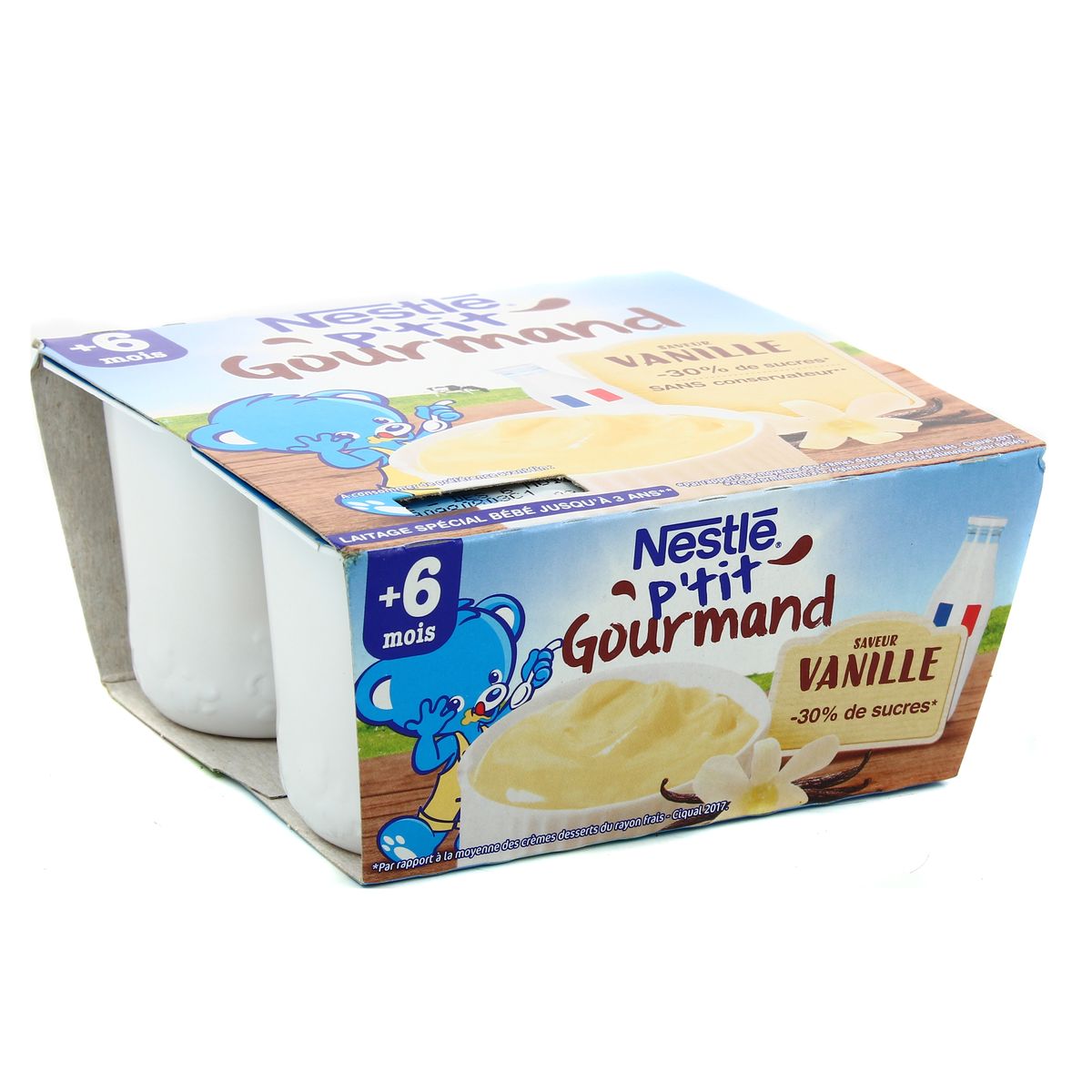 Acheter Nestle P Tit Gourmand Creme Vanille Des 6 Mois 4x100g