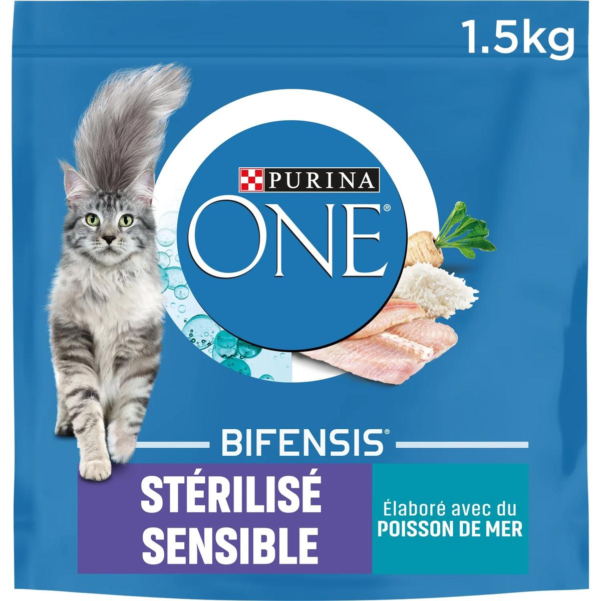 7613287746627 - Purina - One - Croquettes Poisson pour Chat Adulte Stérilisé