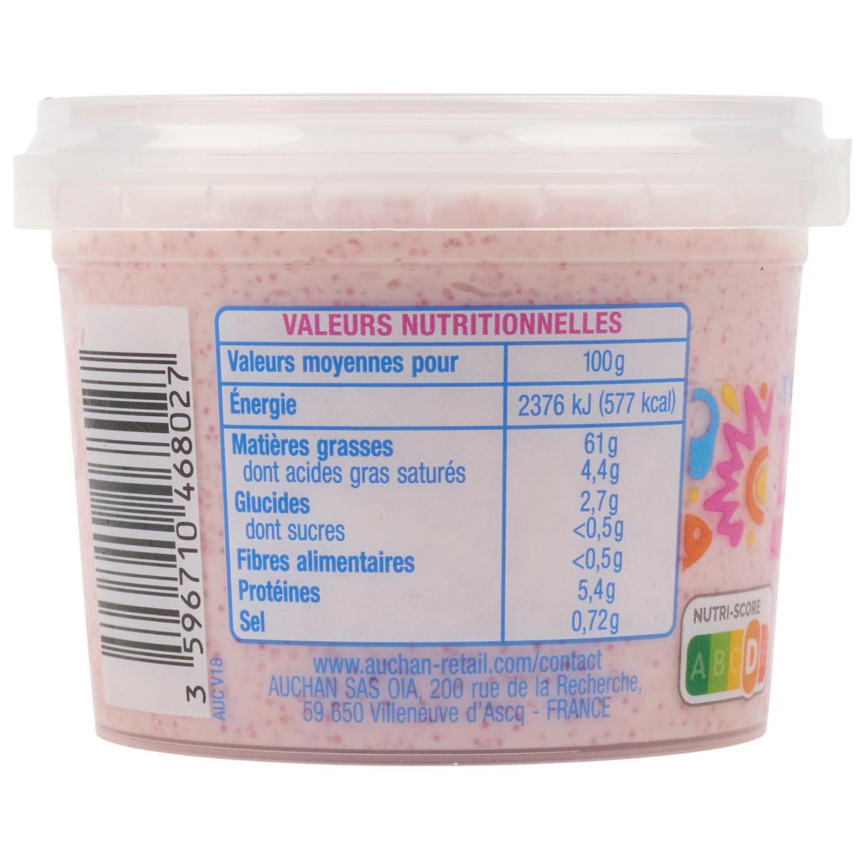 3596710468027 - Auchan - Tarama aux Oeufs de Cabillaud