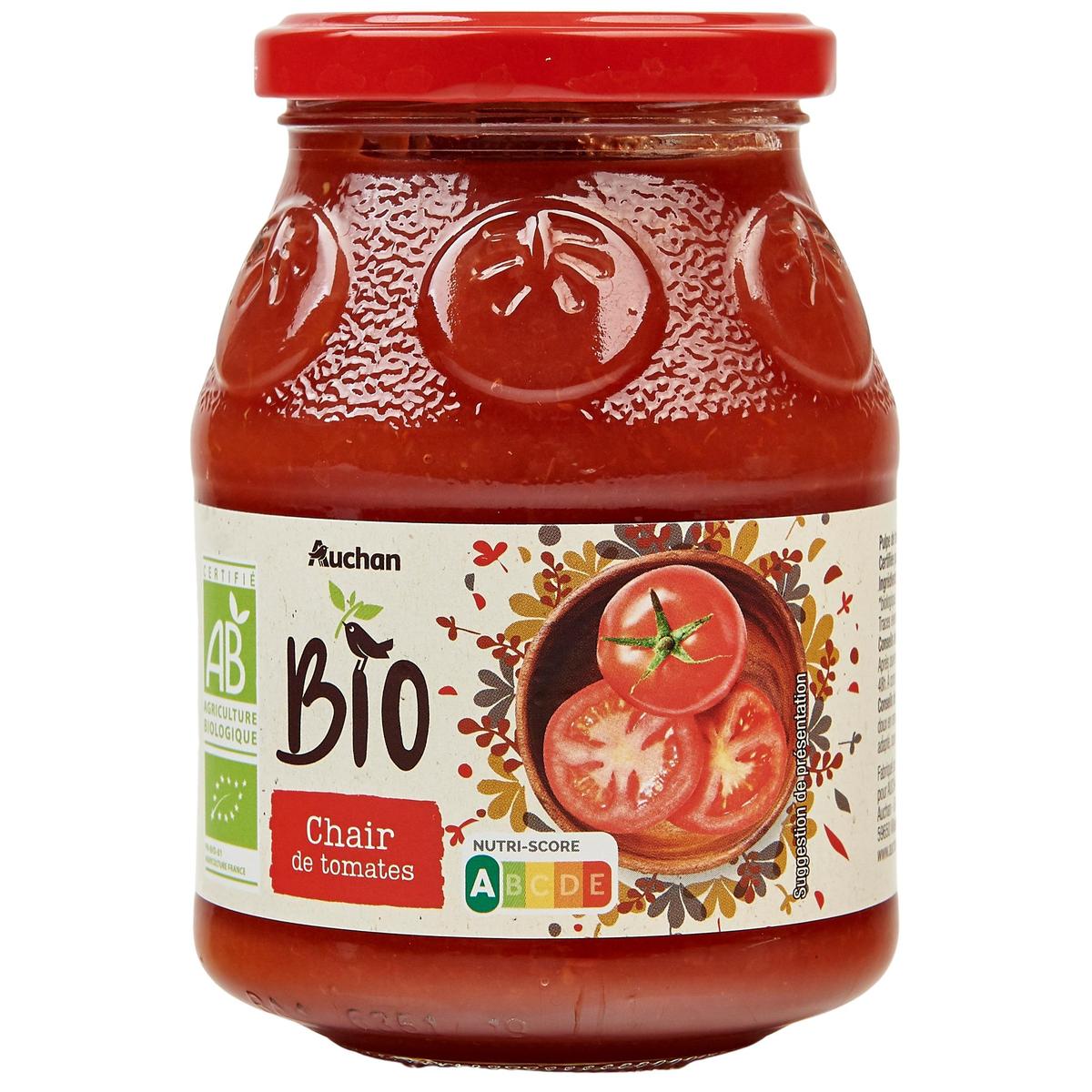 3596710308927 - Auchan BIO - Chair de tomates Bio Nature en bocal
