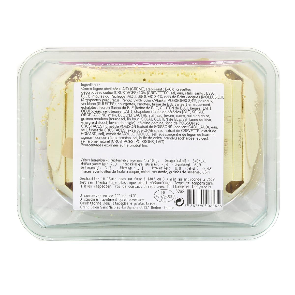 3287390062628 - Instant Traiteur - Gratin de Saint-Jacques et Fruits de Mer