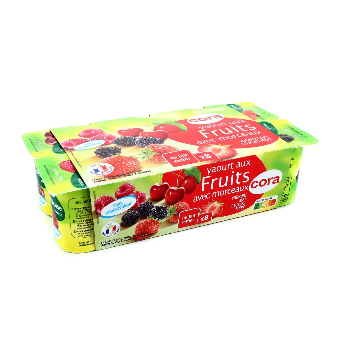 Yaourt fruits rouges (125g)