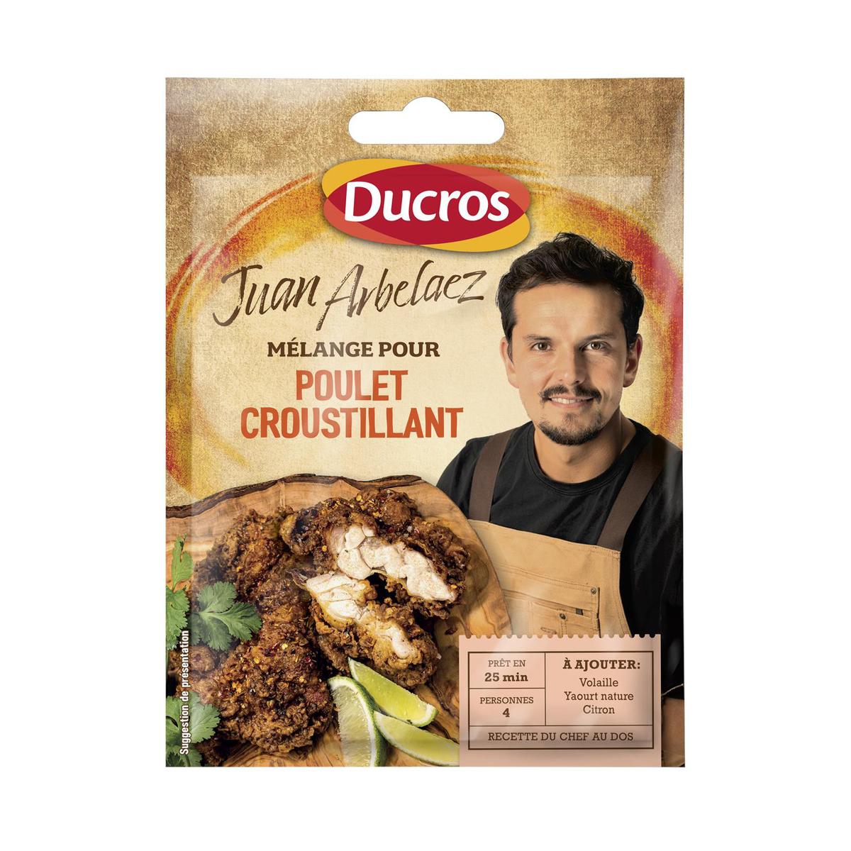 3166296553228 - Ducros - Mélange pour poulet croustillant