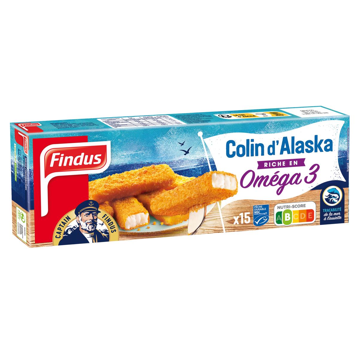 3599741003328 - Findus - Bâtonnets panés de colin d'Alaska MSC