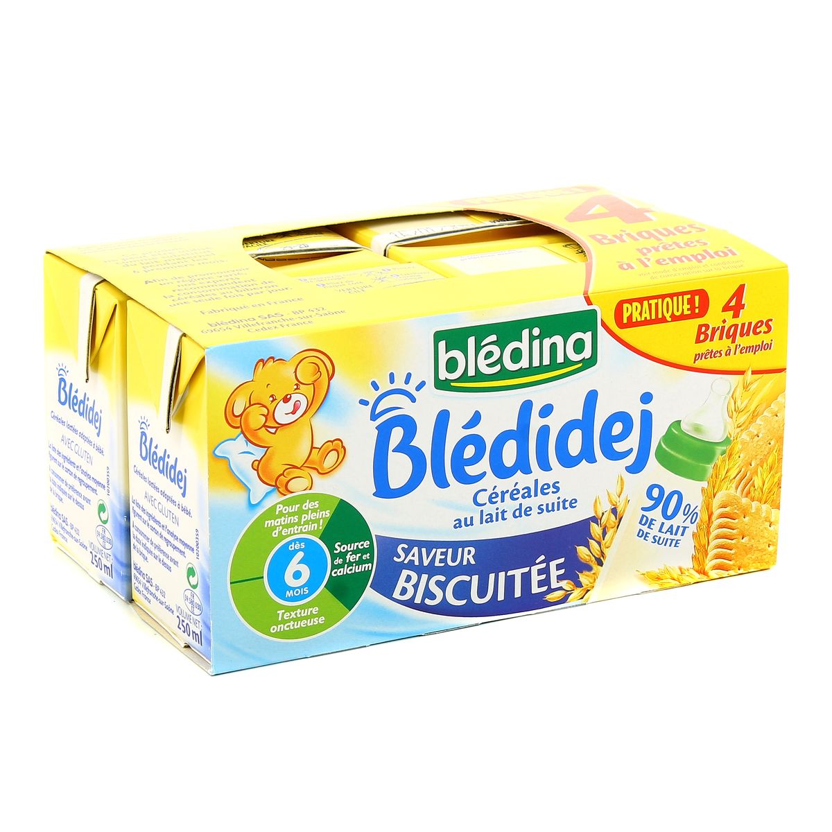 Achat Bledina Bledi Dej Lait Et Cereales Saveur Biscuite Des 6 Mois