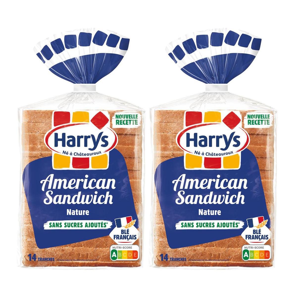 2050000395628 - Harrys - Pain de Mie Nature American Sandwich