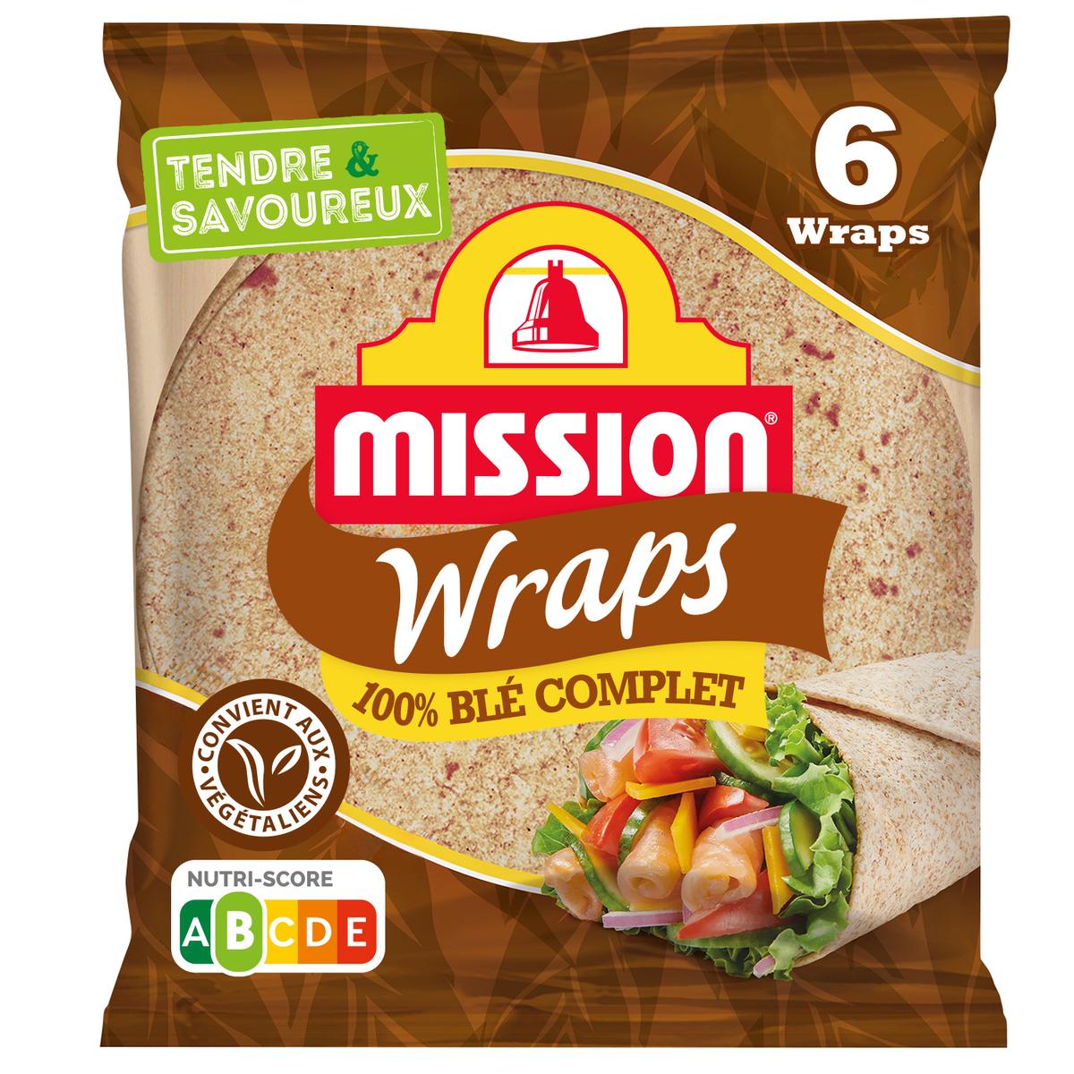 8710637105628 - Mission - 6 galettes Wraps au Blé Complet